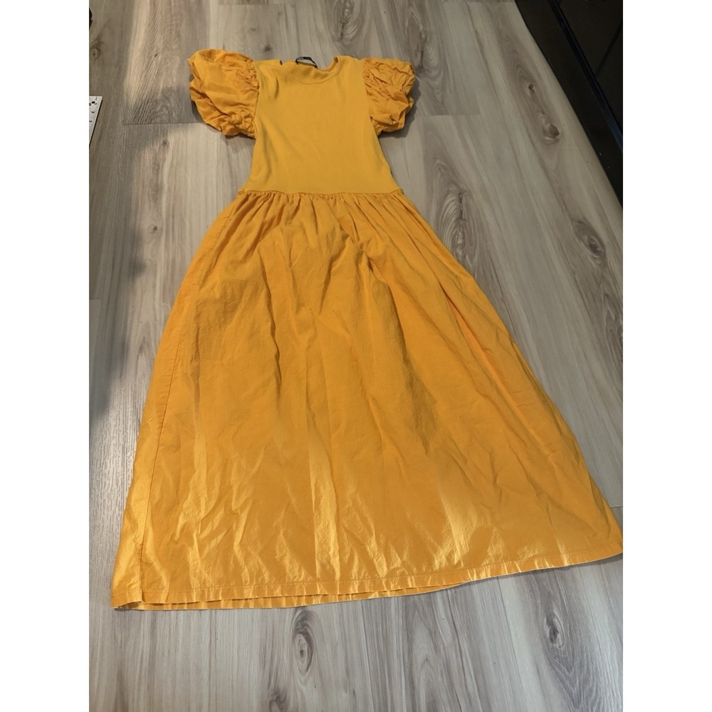 ZARA womens combination Dress Orange